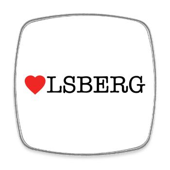 Olsberg - Magnet carré - blanc - Devant