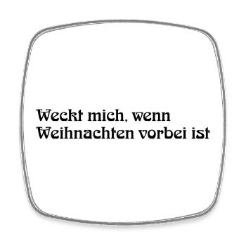 Weihnachten - Viereckiger Kühlschrankmagnet - Weiß - Vorne