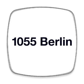 East Berlin 80s Prenzlauer Berg - Square fridge magnet - white - Front