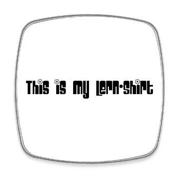 T-shirt d’apprentissage - Magnet carré - blanc - Devant