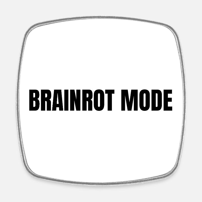 Confusion - Square fridge magnet - white