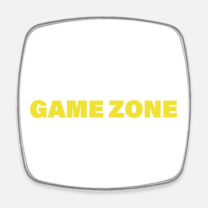 ZONE DE JEU - Magnet carré - blanc