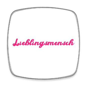 Favorite person - Square fridge magnet - white - Front