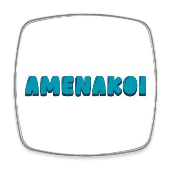 Amenakoi - Magnet carré - blanc - Devant