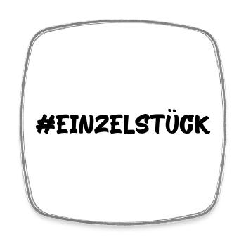 Einzelstück - Viereckiger Kühlschrankmagnet - Weiß - Vorne