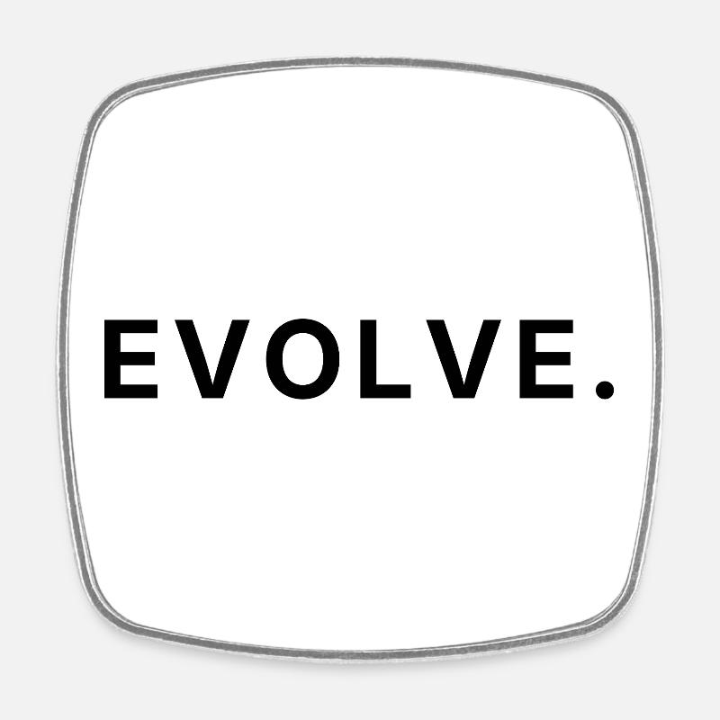 Evolve - Croissance et Changement - Magnet carré - blanc