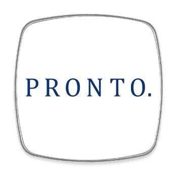 Pronto - Square fridge magnet - white - Front