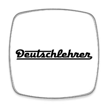 2541614 15056055 deutschlehrer - Viereckiger Kühlschrankmagnet - Weiß - Vorne