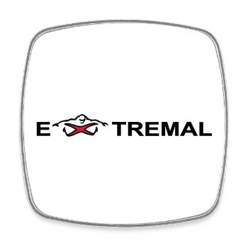 extremal - Square fridge magnet - white - Front