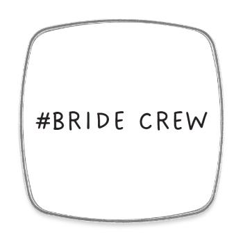 Bride Crew Hen Party Bride - Square fridge magnet - white - Front