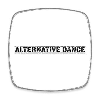 Alternative Dance - Viereckiger Kühlschrankmagnet - Weiß - Vorne