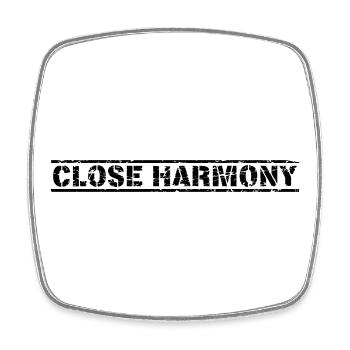 Close Harmony - Square fridge magnet - white - Front