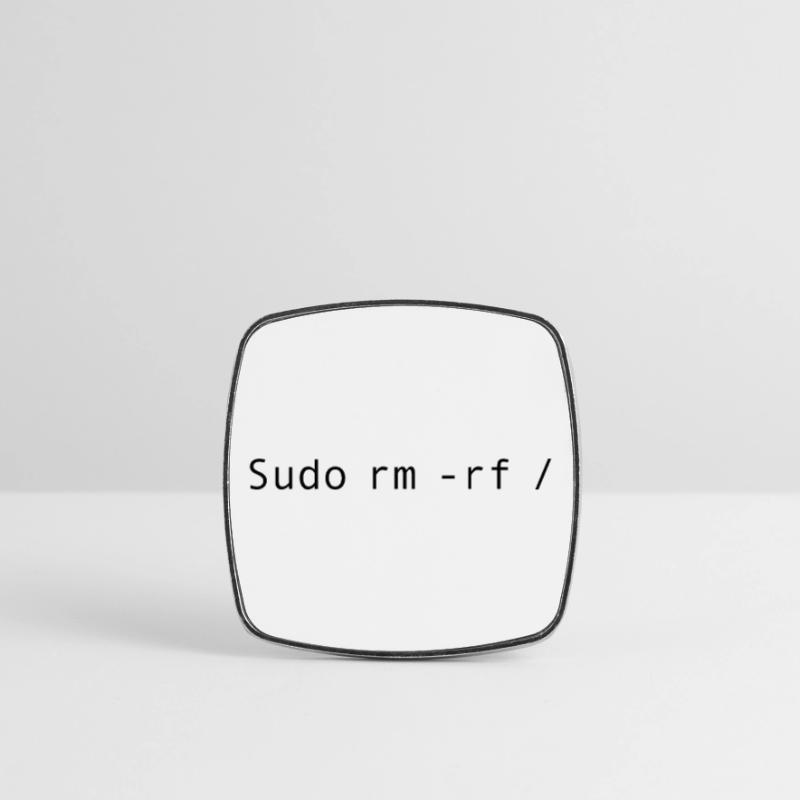 Linux Coding Sudo rm -rf / Magnet carré