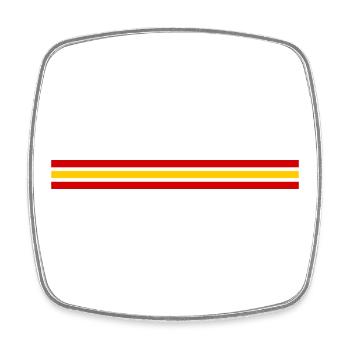 Spain Sports - Square fridge magnet - white - Front