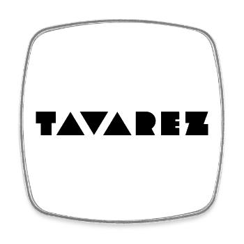 Island Collection - Square fridge magnet - white - Front