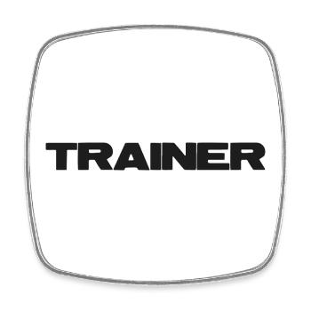 Coach Bold - Square fridge magnet - white - Front