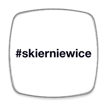Skierniewice Polska Pologne - Magnet carré - blanc - Devant