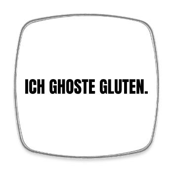 Ich Ghoste Gluten - Viereckiger Kühlschrankmagnet - Weiß - Vorne