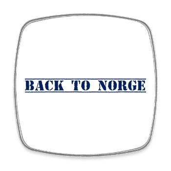 Norway Norway - Square fridge magnet - white - Front