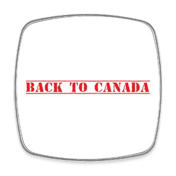 Canada, Canada - Magnet carré - blanc - Devant