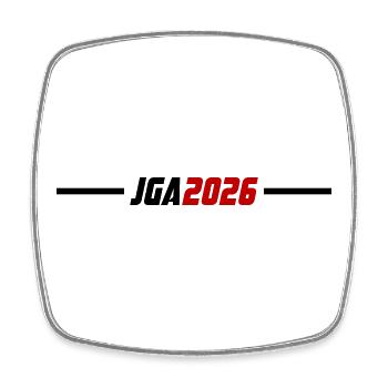 Jga 2026 Bachelor Party - Square fridge magnet - white - Front