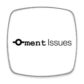 Commitment Issues - Square fridge magnet - white - Front