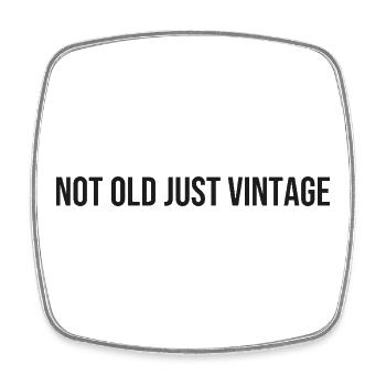 Birthday Shirt | Not Old Just Vintage - Square fridge magnet - white - Front