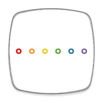 LGBT Regenbogen donuts LGBT lgbtqi queer - Viereckiger Kühlschrankmagnet - Weiß - Vorne