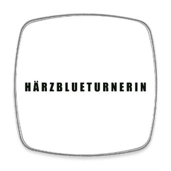 Härzblueturnerin Kanton Uri - Viereckiger Kühlschrankmagnet - Weiß - Vorne