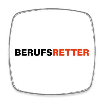 Professional rescuer - Square fridge magnet - white - Front