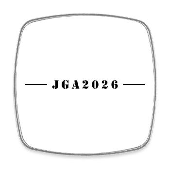 Jga 2026 Bachelor Party - Square fridge magnet - white - Front