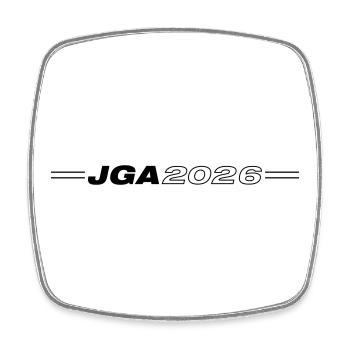 Jga 2026 Bachelor Party - Square fridge magnet - white - Front