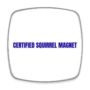 Unique - Square fridge magnet - white - Front
