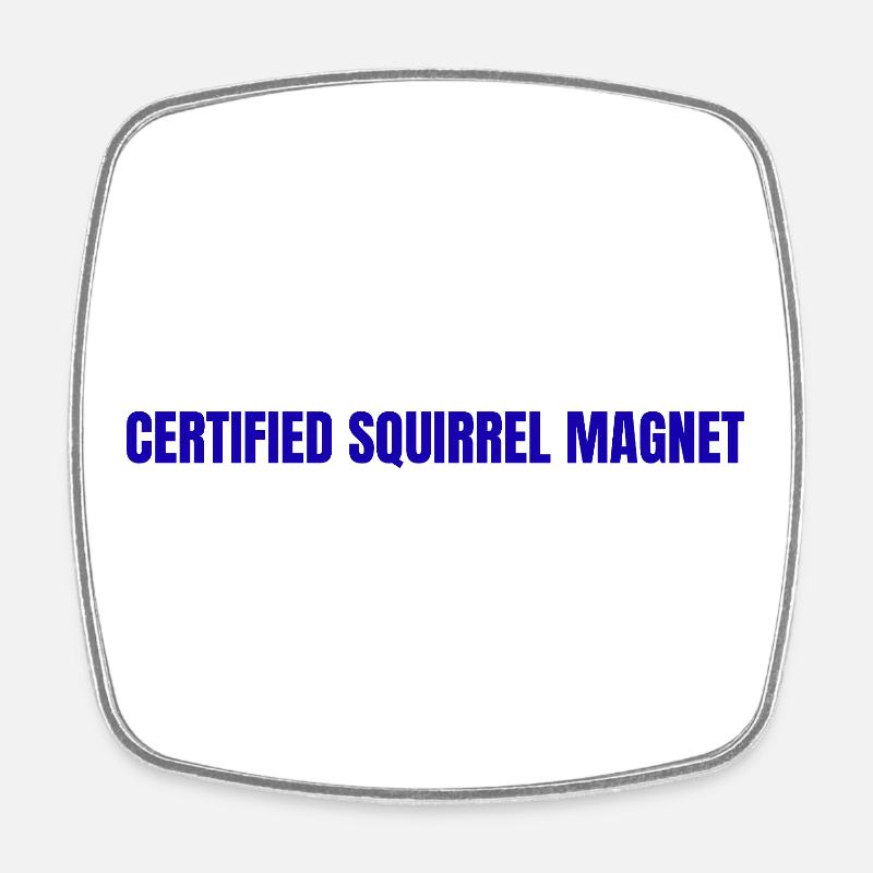 Unique - Square fridge magnet - white