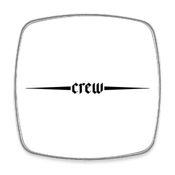 Crew Line - Square fridge magnet - white - Front