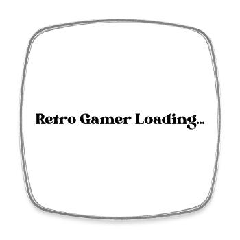Retro Gaming Loading - Square fridge magnet - white - Front