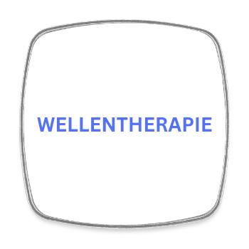 WELLENTHERAPIE  - Viereckiger Kühlschrankmagnet - Weiß - Vorne