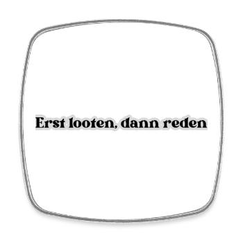 20-Gamer-erst looten - Viereckiger Kühlschrankmagnet - Weiß - Vorne