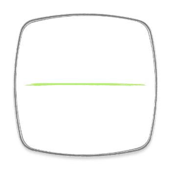 Brushstroke > Vectorgraphic ! = Change Colors ! - Square fridge magnet - white - Front