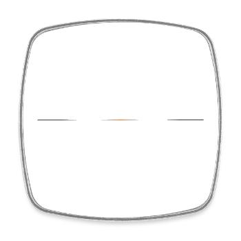 Line with color gradient - Square fridge magnet - white - Front