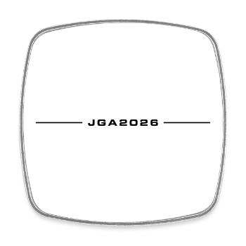 Jga 2026 Bachelor Party - Square fridge magnet - white - Front