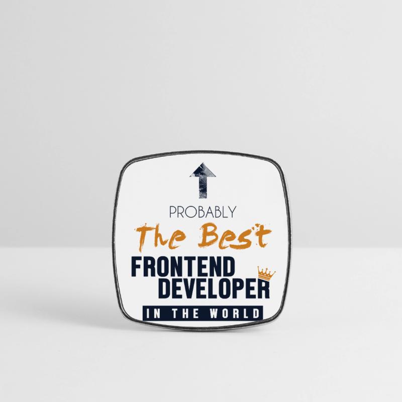 Best Frontend Developer World Developer Coder Magnet carré