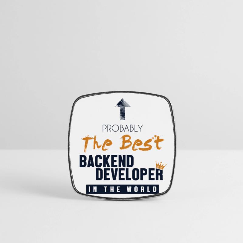 Best Backend Developer World Developer Coder Magnet carré