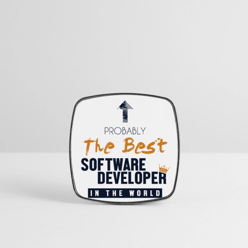Best Software Developer World Full Stack Software Square fridge magnet