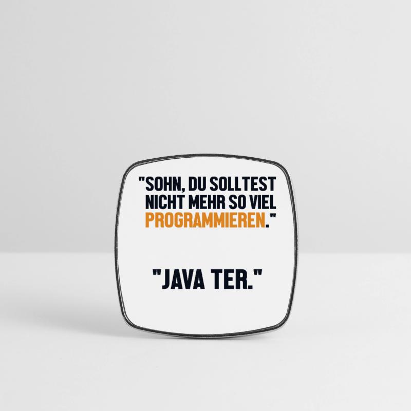 Sohn Programmieren Ja Vater Developer Coder Viereckiger Kühlschrankmagnet