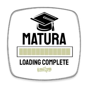 Graduation de maturité 2023 - Magnet carré - blanc - Devant