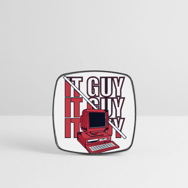 IT Guy Computer Scientist Admin IT Operations Administrator Square fridge magnet