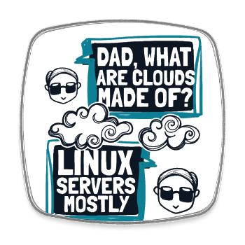 Dad What Are Clouds Made Of Developer Coder - Square fridge magnet - white - Front