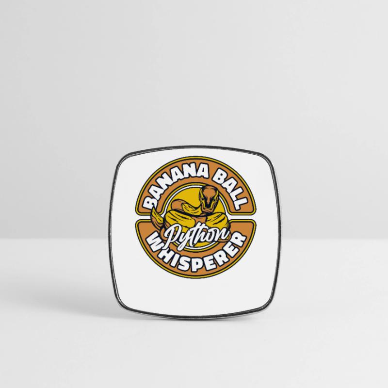 Boule de banane Python Chuchoter Python Boule de banane Magnet carré