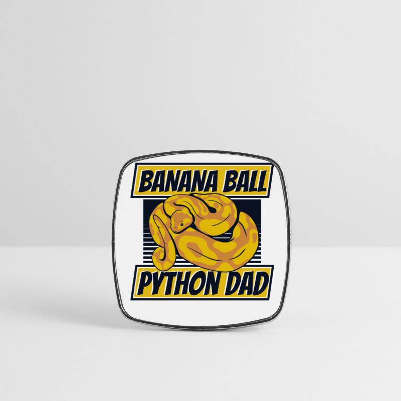 Boule de banane Python Papa Python Serpent Banane Magnet carré